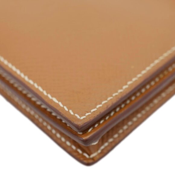 Hermes Bearn Epsom Leather Long Wallet Brown - Picture 6 of 12